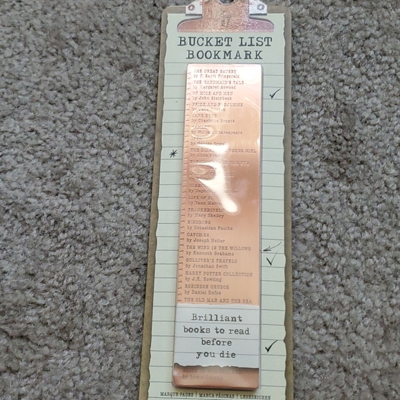 Bucket list copper bookmark plus tons of extras - Picture 1 of 11